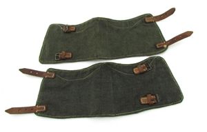 Pair of late war M37 pattern gaiters or Gamaschen
