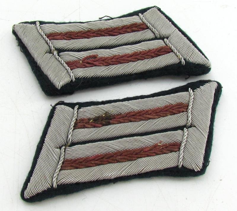 Wehrmacht Officer Collar Tabs – Military Administration/Justice — image 6