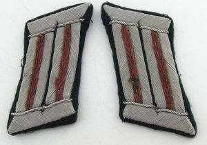 Wehrmacht Officer Collar Tabs – Military Administration/Justice