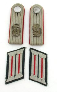 Wehrmacht 'Grossdeutschland' artillery insignia set