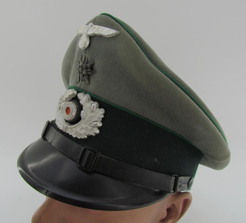 Wehrmacht Gebirgsjäger Enlisted/NCO Visor Cap — image 18