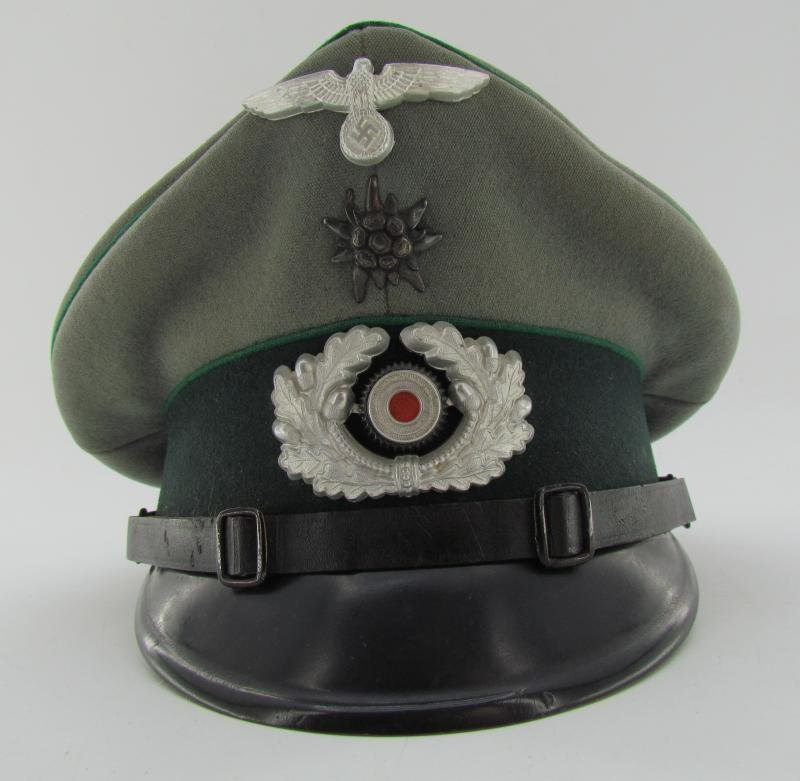 Wehrmacht Gebirgsjäger Enlisted/NCO Visor Cap — image 7
