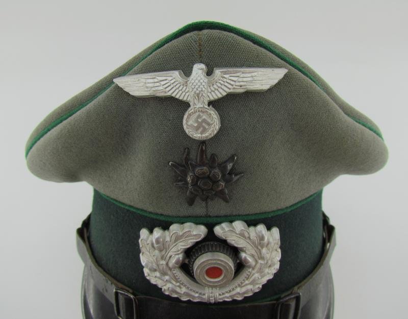 Wehrmacht Gebirgsjäger Enlisted/NCO Visor Cap — image 8