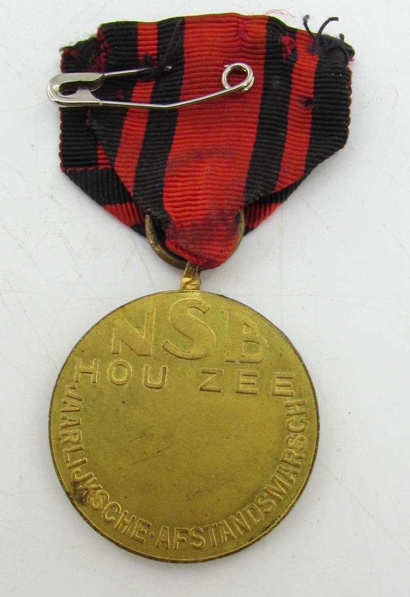 NSB 'Jaarlijksche Afstandsmarsch' 1935 Medal — image 7