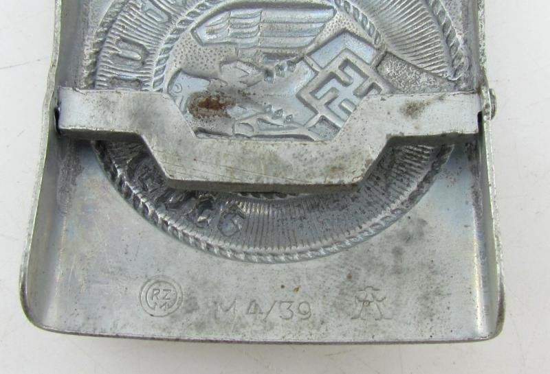 Hitler Youth Belt Buckle RZM M4-39 ( 'Crank Catch') — image 6