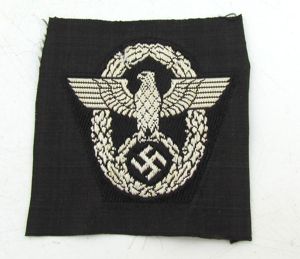SS Polizei/Police bevo cap insignia