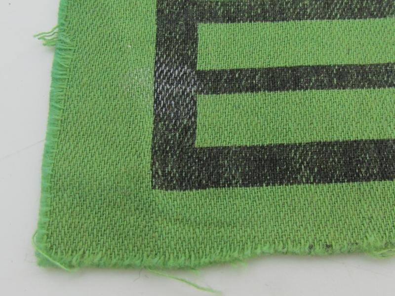 Printed Wehrmacht ( Heer ) camouflage rank patch — image 2