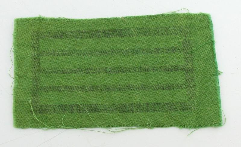 Printed Wehrmacht ( Heer ) camouflage rank patch — image 5