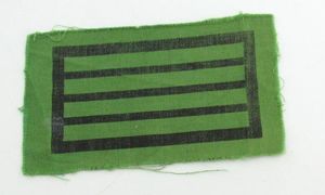 Printed Wehrmacht ( Heer ) camouflage rank patch