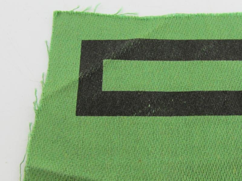 Printed Wehrmacht ( Heer ) camouflage rank patch — image 2