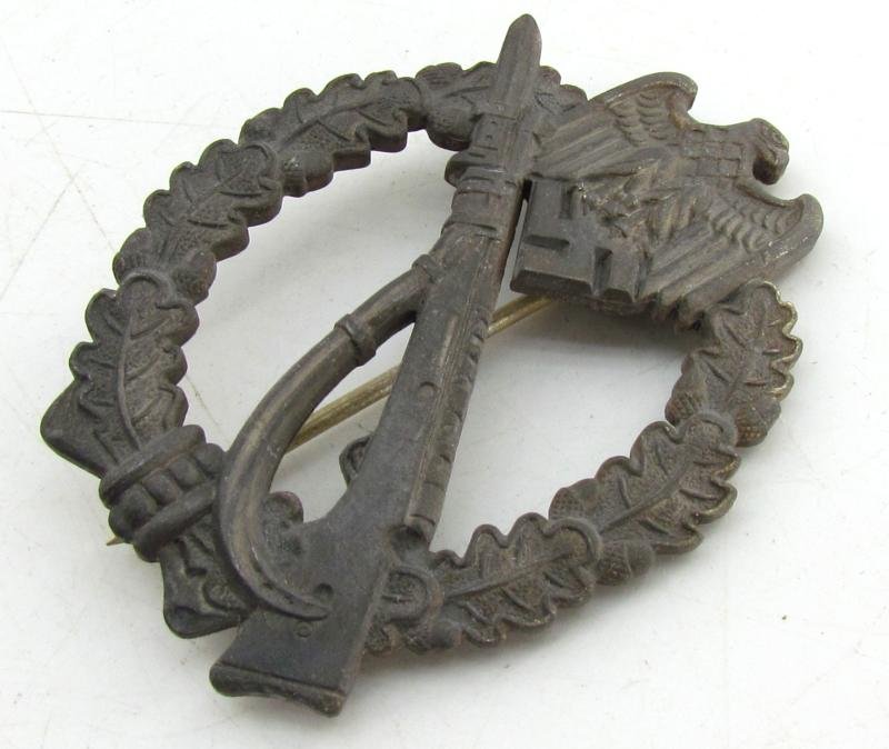 Infantry Assault Badge ( Sturmabzeichen ) in Silver –Fritz Zimmermann Stuttgart — image 2