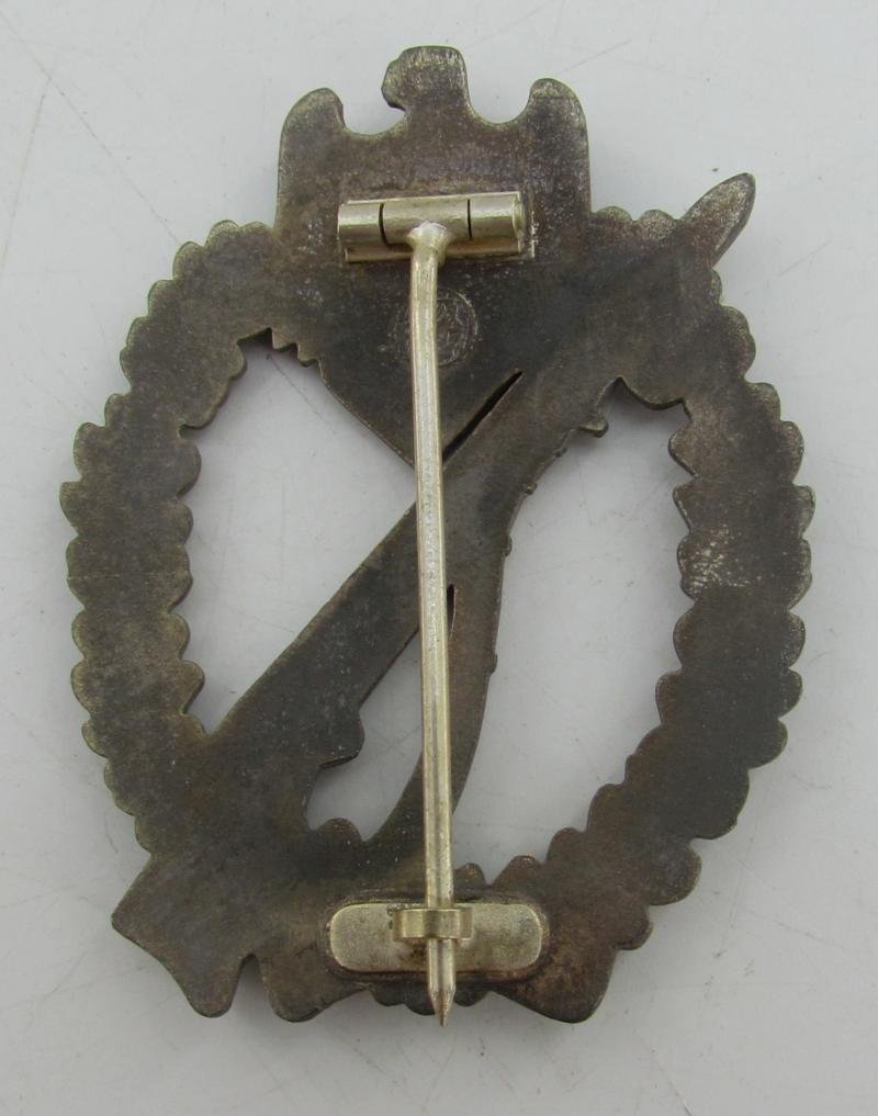 Infantry Assault Badge ( Sturmabzeichen ) in Silver –Fritz Zimmermann Stuttgart — image 3