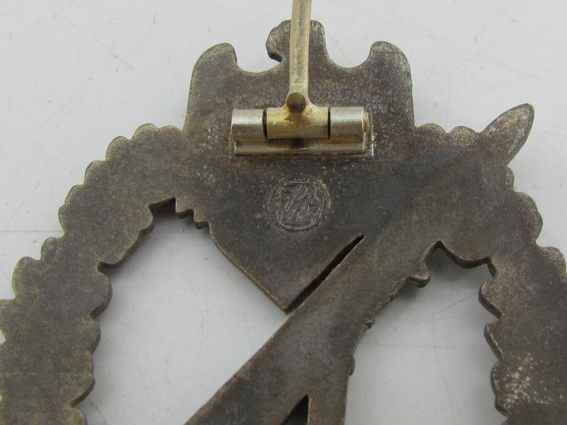 Infantry Assault Badge ( Sturmabzeichen ) in Silver –Fritz Zimmermann Stuttgart — image 6