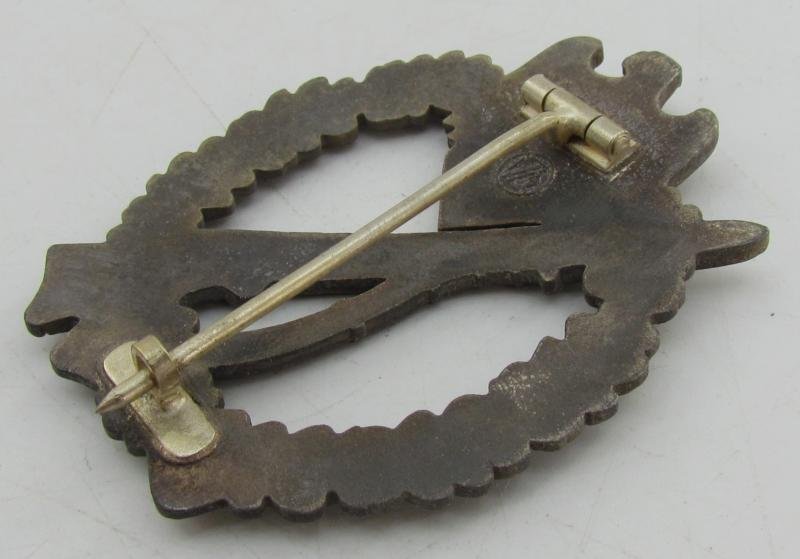 Infantry Assault Badge ( Sturmabzeichen ) in Silver –Fritz Zimmermann Stuttgart — image 9