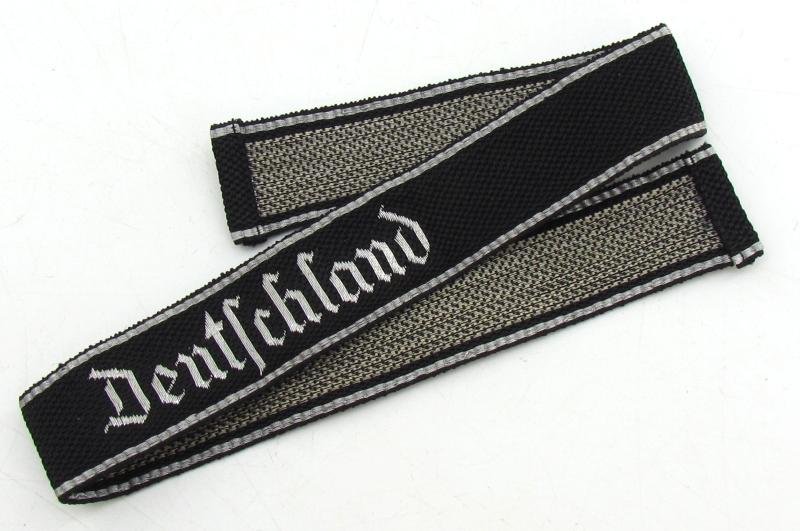 Waffen SS-Standarte 'Deutschland' Officers Cufftitle with RZM Tag...Mint — image 13