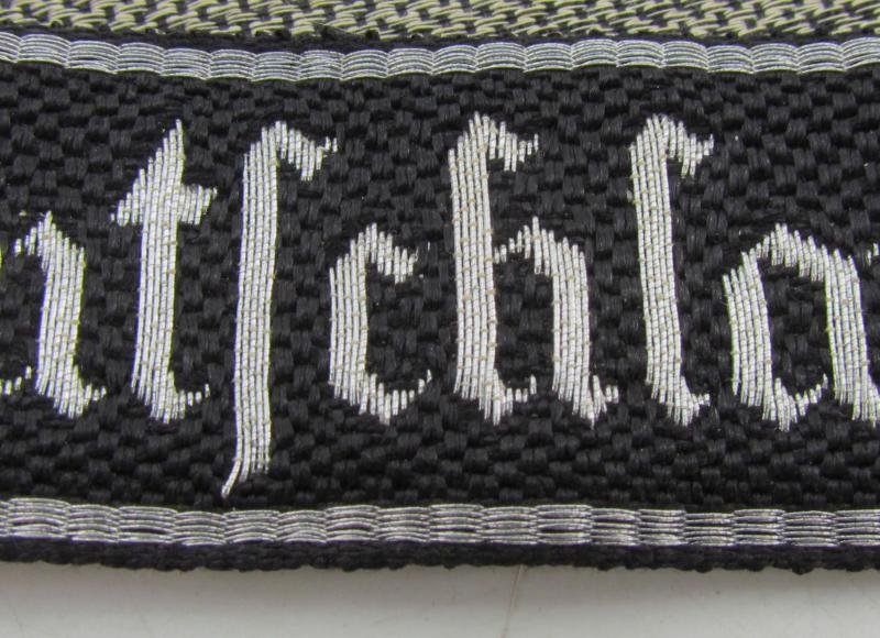 Waffen SS-Standarte 'Deutschland' Officers Cufftitle with RZM Tag...Mint — image 3