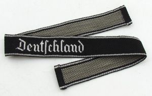 Waffen SS-Standarte 'Deutschland' Officers Cufftitle with RZM Tag...Mint