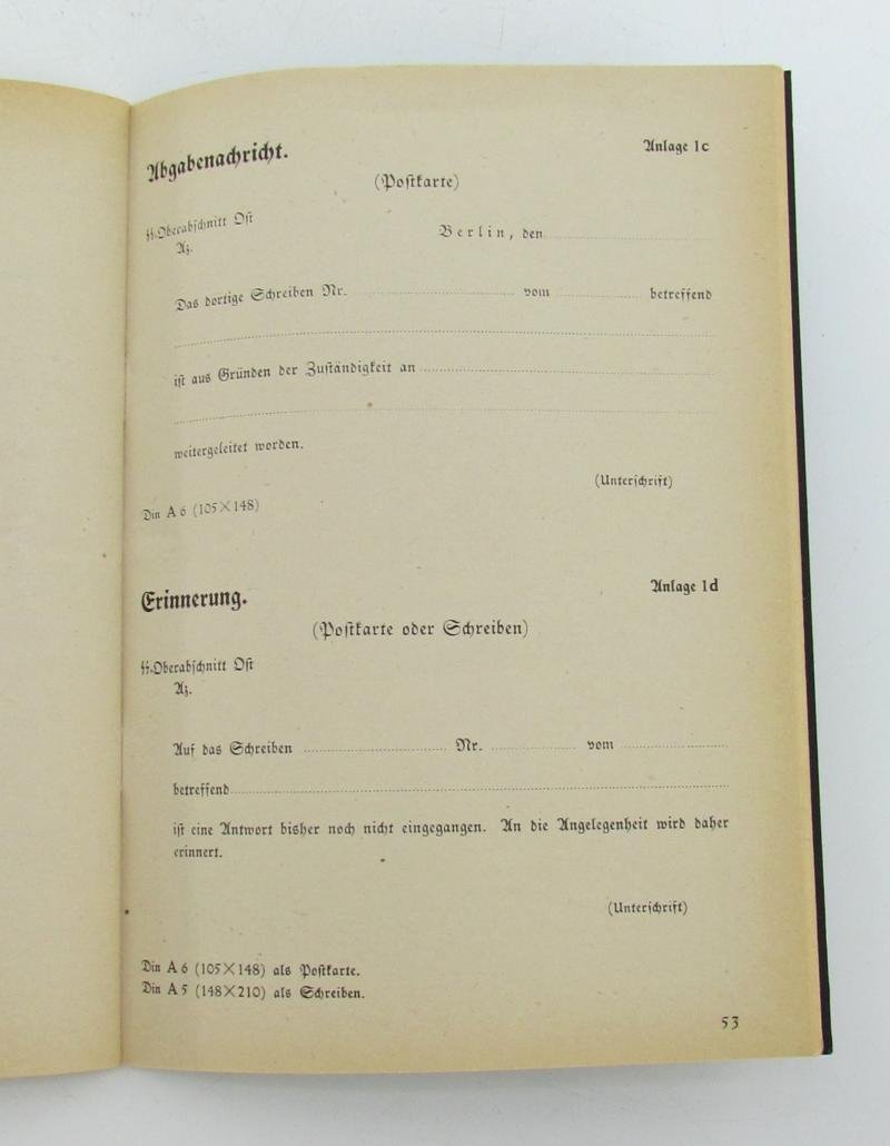 Extremely rare SS internal regulations booklet. ( 1938. nr 1 ) — image 13