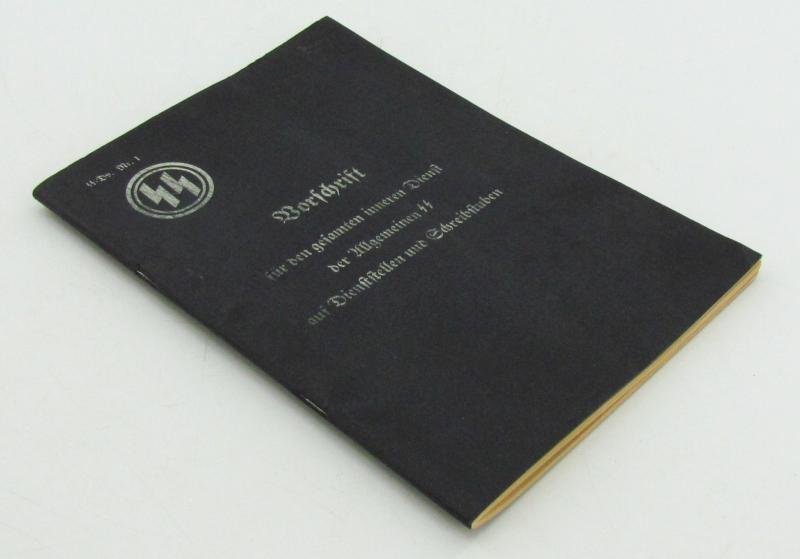 Extremely rare SS internal regulations booklet. ( 1938. nr 1 ) — image 16