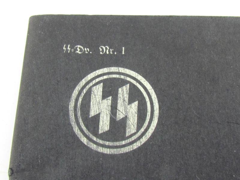 Extremely rare SS internal regulations booklet. ( 1938. nr 1 ) — image 3