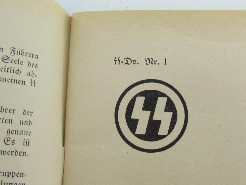 Extremely rare SS internal regulations booklet. ( 1938. nr 1 ) — image 5