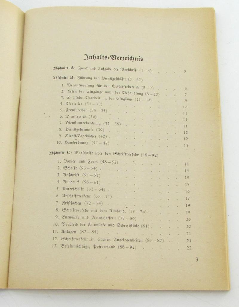 Extremely rare SS internal regulations booklet. ( 1938. nr 1 ) — image 6