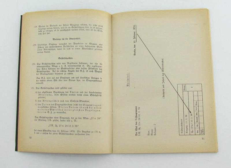 Extremely rare SS internal regulations booklet. ( 1938. nr 1 ) — image 8