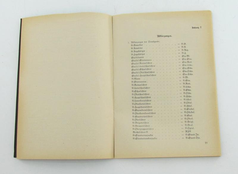 Extremely rare SS internal regulations booklet. ( 1938. nr 1 ) — image 9