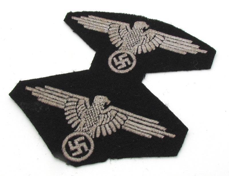 2x Waffen-SS Sleeve Eagles on a factory Sheet — image 10