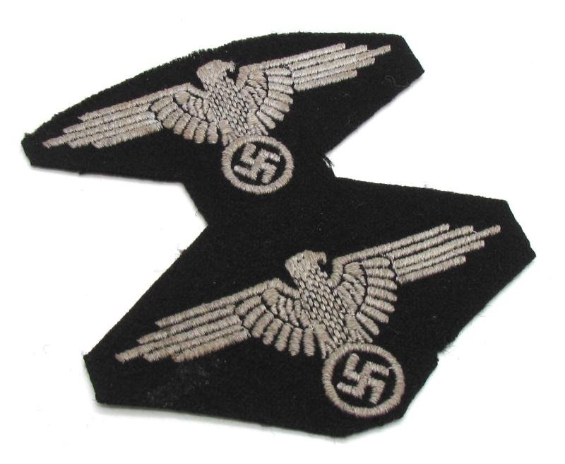 2x Waffen-SS Sleeve Eagles on a factory Sheet — image 6