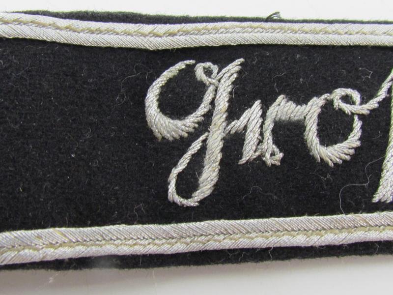 Wehrmacht 'Gross Deutschland' Officers Cufftitle — image 4