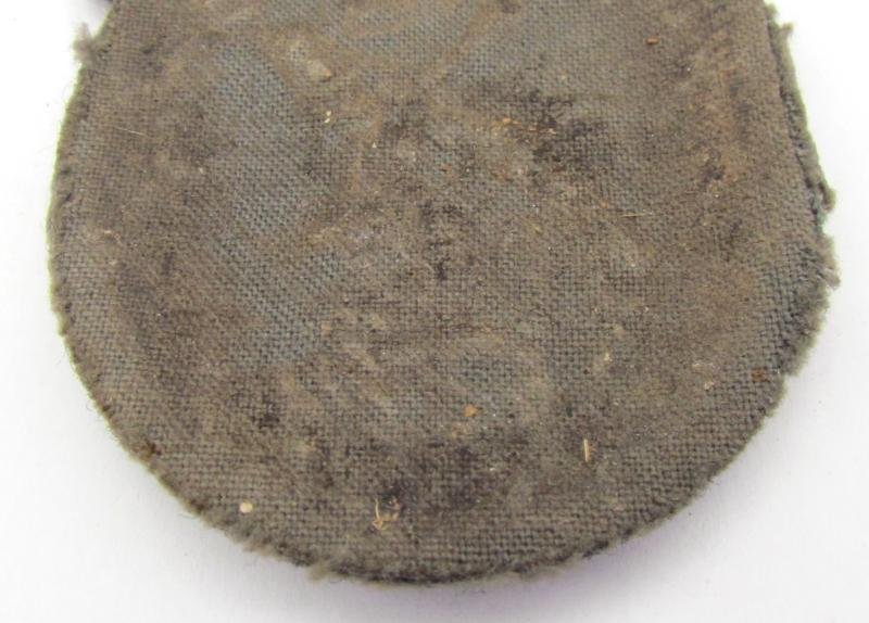 Rare Original Luftwaffe Flak Badge – Bullion Cloth Version — image 7