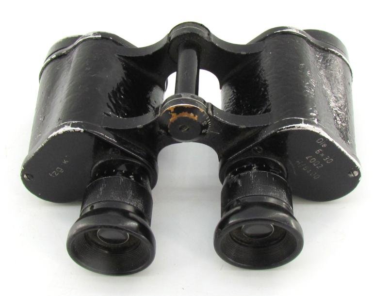 German WWII 6x30 Binoculars – Maker Code 'fzg' (Feinmechanik GmbH, Kassel) — image 7