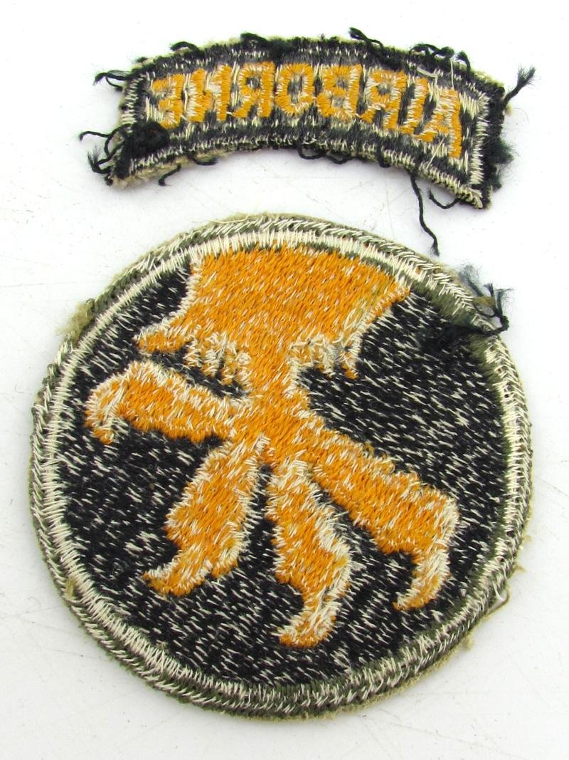 US WWII 17th Airborne division 'Golden Talons' patch — image 4