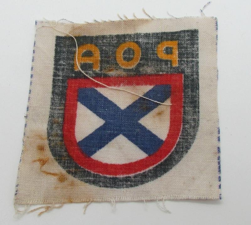 German WWII Russian POA Volunteer Sleeve Shield — image 6