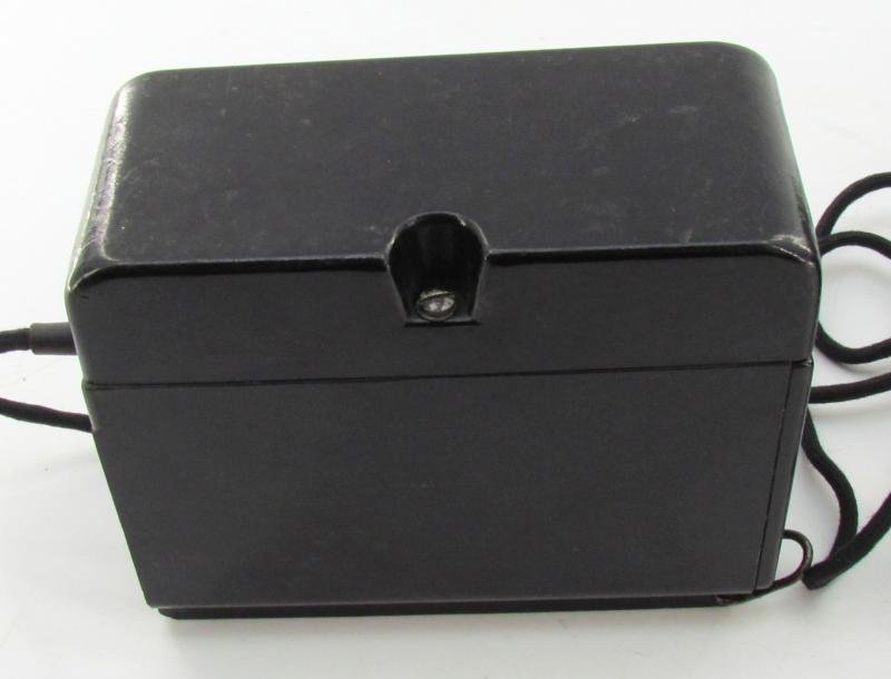 Wehrmacht Bakelite Desk telephone 38 with side box dated 1943 — image 5