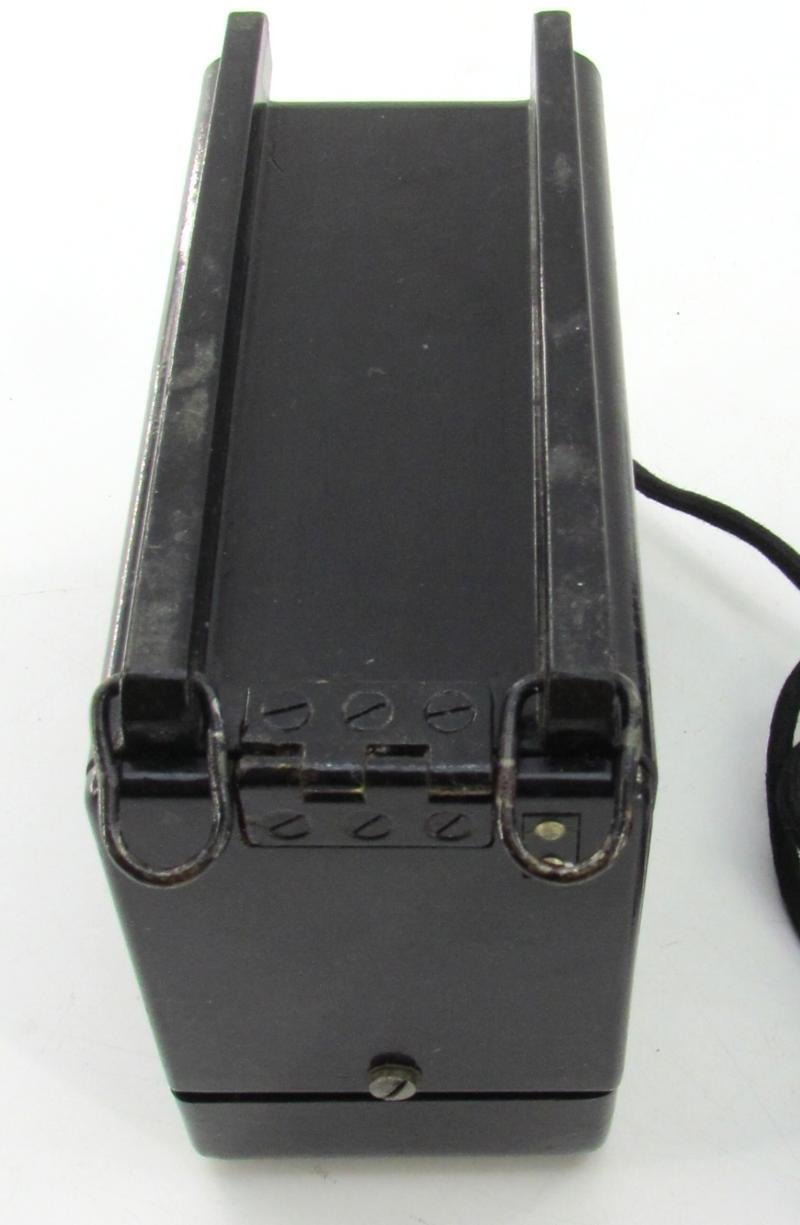 Wehrmacht Bakelite Desk telephone 38 with side box dated 1943 — image 7
