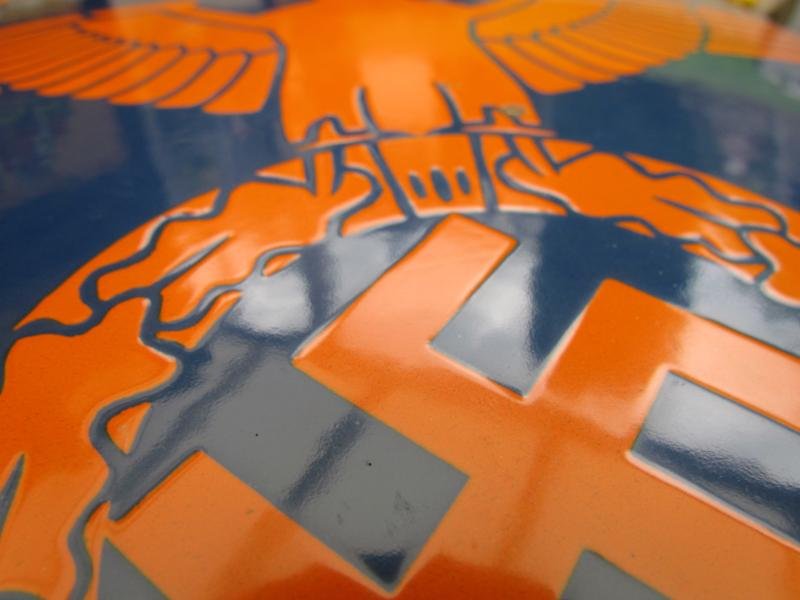 Enamel sign 'Deutsche Reichsbahn Motor Vehicle Goods Office' ( Reproduction ) — image 4