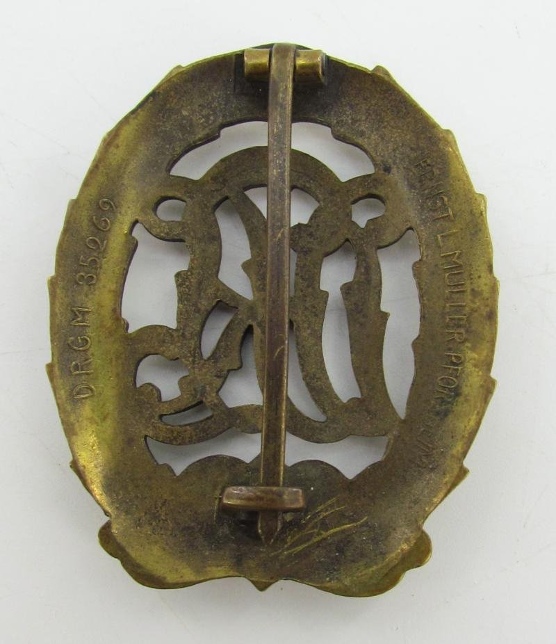 DRL Sports Badge in Bronze ( Ernst L. Müller ) — image 3
