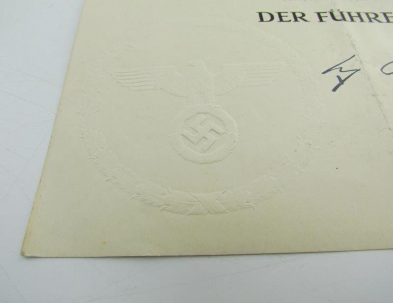 War Merit Cross 2nd Class Award Document — image 4
