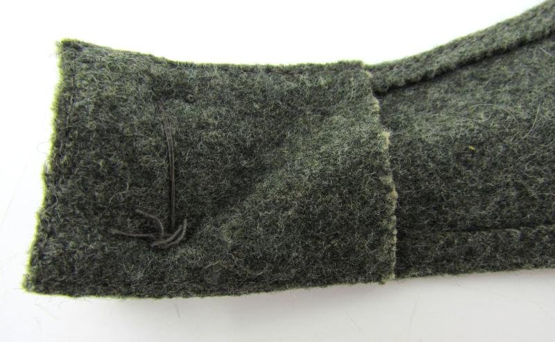 Late war Italian made double button Heer M43 field cap — image 12