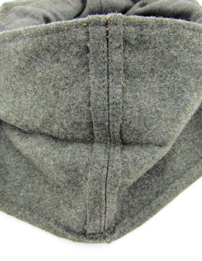 Late war Italian made double button Heer M43 field cap — image 14