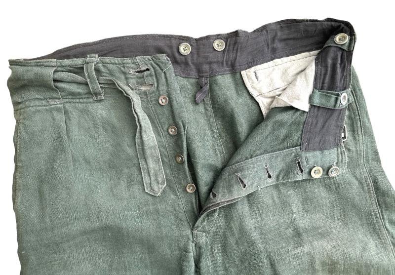 Original Luftwaffe HBT Field Trousers — image 11