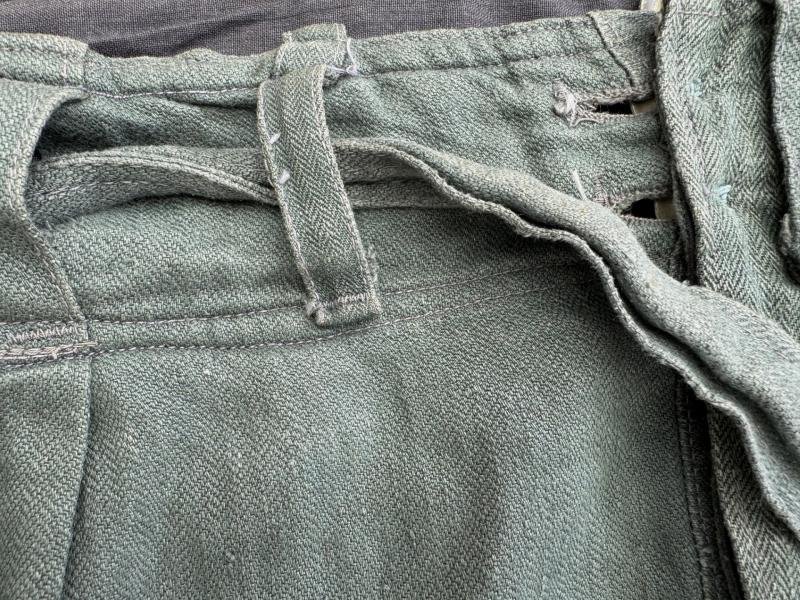 Original Luftwaffe HBT Field Trousers — image 3
