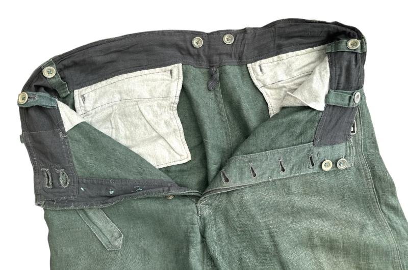 Original Luftwaffe HBT Field Trousers — image 7
