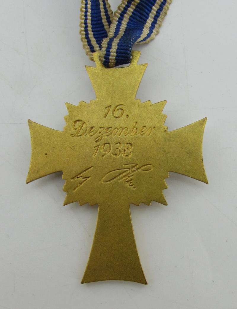 German Mothers Cross in Gold — image 4
