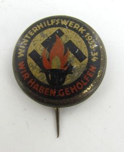 Winter Relief Fund 1933-34 (WHW) Badge