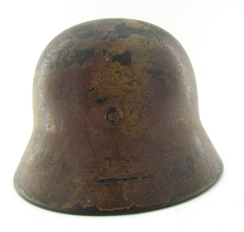 M35 Luftwaffe double decal 'Normandy' camouflage helmet SE64 — image 11