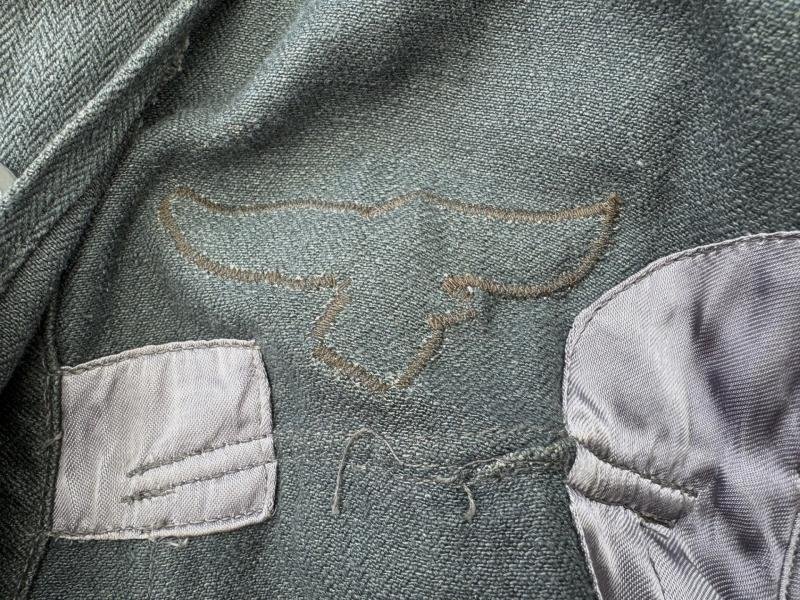 Luftwaffe 'Drillich' (HBT) Green Field Blouse (Feldbluse) — image 10