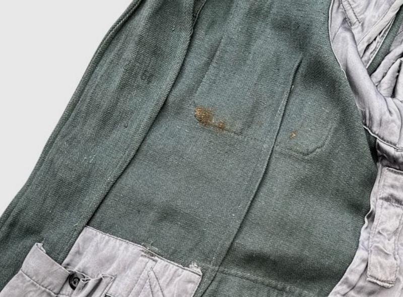 Luftwaffe 'Drillich' (HBT) Green Field Blouse (Feldbluse) — image 12